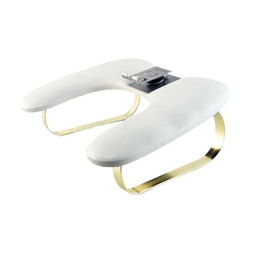 Handnagelkunst-Halter mit Handy-Ständer, ergonomisches U-förmiges Design, Nagel-Handstütze für Damen, PU-Leder und Metall, 41 x 22 x 10 cm von getuse