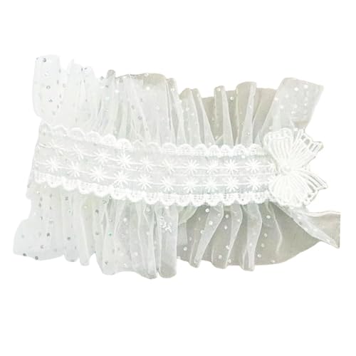 Mädchen Lolita Spitze Mesh Stirnband Vintage Französisch Design Haarschmuck für Mottoparty Geburtstag Karneval Bühnenaufführung von getuse