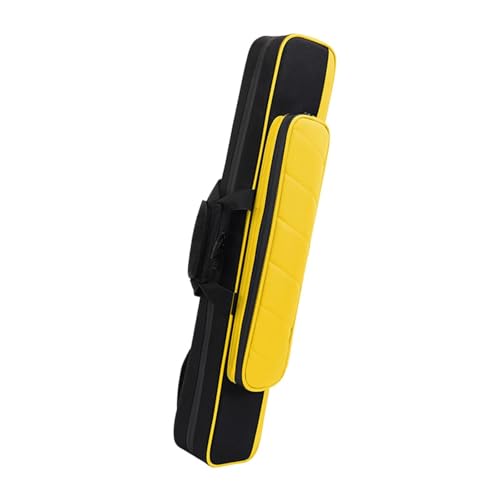 getuse Tragetasche für Flöten, Blasinstrumente, Handtaschen-Organizer mit verstellbarem Schultergurt, 14 x 12 x 77 cm, Gelb von getuse