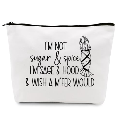 gfuhlre Hexengeschenke für Frauen, Hexen-Meditation, Make-up-Tasche, Reise-Kulturbeutel, Hexenzubehör, Hexenzubehör, SageHood12, 9.7 x 7 inch gfuhlre Hexengeschenke für Frauen, Hexen-Meditation, Make-up-Tasche, Reise-Kulturbeutel, Hexenzubehör, Hexenzubehör, SageHood12, 9.7 x 7 inch von gfuhlre