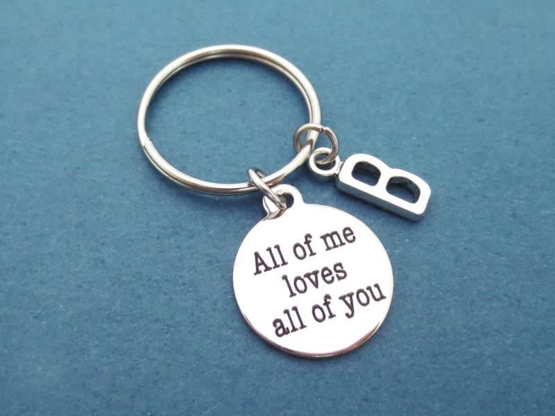 Personalisiert, Buchstabe, Initiale, Schlüsselbund, Schlüsselring, Alle Von Mir Liebt Euch Alle, Schlüsselanhänger, Liebhaber, Beste Freunde Personalisiert, Buchstabe, Initiale, Schlüsselbund, Schlüsselring, Alle Von Mir Liebt Euch Alle, Schlüsselanhänger, Liebhaber, Beste Freunde von giftkeyringshop