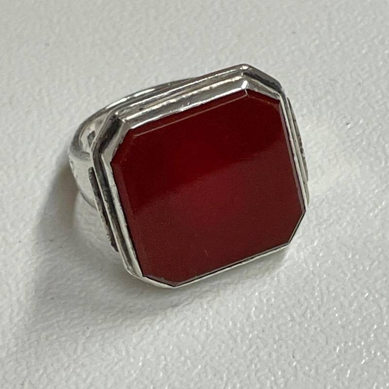 Alter Deutscher Siegelring Karneolring Art Deco 20Er Jahre Alter Deutscher Siegelring Karneolring Art Deco 20Er Jahre von giftshopetienne