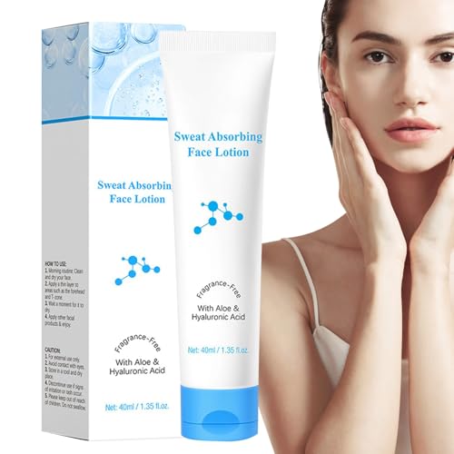 Antitranspirant - 40 Ml Antitranspirant Für Gesicht | Kontrolle Von Schweiß Und Fettiger Haut | Hydratisierende Lotion Gegen Starkes Schwitzen | Leichte Makeup-Grundierung Für Sport Outdoor S von gifyym