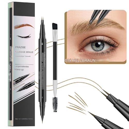 Eyebrow Bleistift - -End -Augenbrauenstifte | Wasserdichte Augenbrauenstift Für Frauen | Langlebiges Augen-Make-up Für Natürliche Haarähnliche Brauen | Erhältlich In Hellbraun, von gifyym