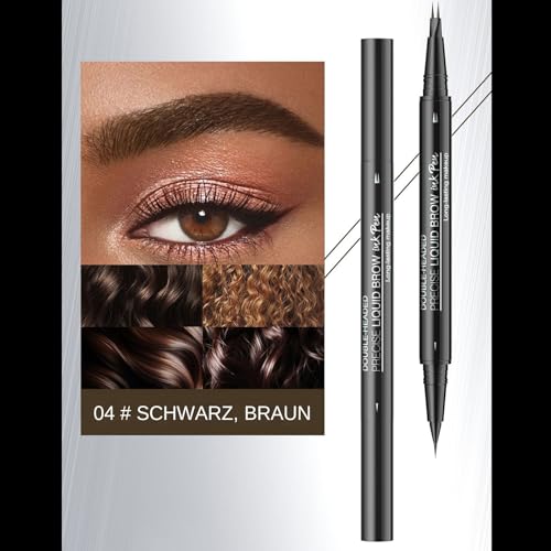 Eyebrow Bleistift - -End -Augenbrauenstifte | Wasserdichte Augenbrauenstift Für Frauen | Langlebiges Augen-Make-up Für Natürliche Haarähnliche Brauen | Erhältlich In Hellbraun, von gifyym