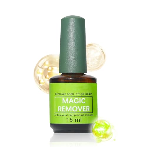 Gel Nagellackentferner | Schnelles Entfernen Von Gellack Flüssigkeit,15ml Effektives Nagelpflege Produkt für Frauen Mädchen Nageldesignerinnen Salonbedarf von gifyym