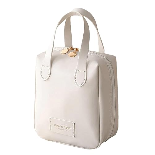 Kulturbeutel für Damen, Make-up-Aufbewahrungstasche,Kosmetiktasche mit Weitöffnung | wasserdichte Kosmetiktaschen mit Tragegriff für Lidschatten, Augenbrauenstift von gifyym