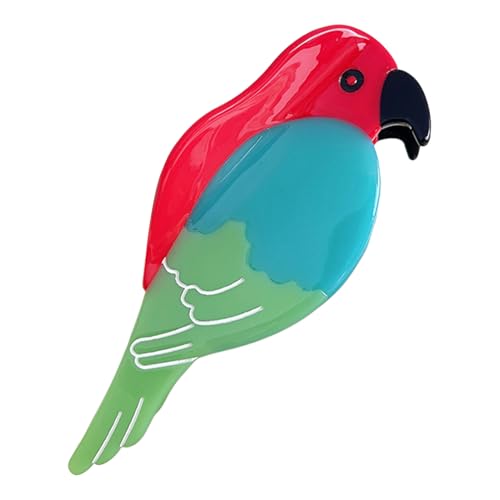 Papageienhaarklammern - Süße Vogelhaarklauen Clip - Bunte Barrette Für Mädchen | Acetat Acryl Barrette Clamp Für Mädchen | Stilvolle Accessoires Für Kurze, Lange Und Dünne Haare von gifyym