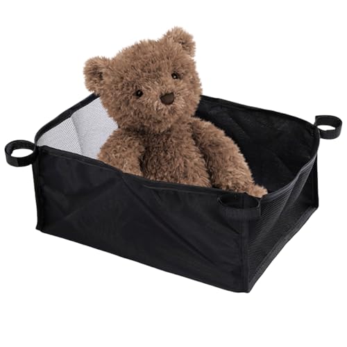 gifyym Multifunktionale Kinderwagen-Organizer-Tasche – -Kinderwagen-Aufbewahrung mit isoliertem Getränkehalter, kompaktes, leichtes Baby-Transportzubehör, passt auf jeden Kinderwagen-Lenker von gifyym