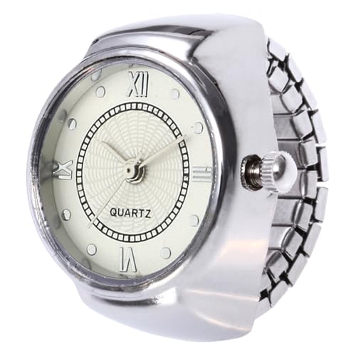 gifyym Ring Watch - Watch Ring Finger Circle - Creative Elastic Round Creative Clock | Mini -Uhr Für Finger, Kreatives Juwel Und Unisex - Für Abend, Geschenk, Party Oder Urlaub gifyym Ring Watch - Watch Ring Finger Circle - Creative Elastic Round Creative Clock | Mini -Uhr Für Finger, Kreatives Juwel Und Unisex - Für Abend, Geschenk, Party Oder Urlaub von gifyym