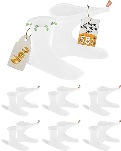 gigando extrem weite Diabetiker-Trichter-Socken, stark dehnbar ohne Gummi-Bund für keinen Abdruck am Bein, weiss, 39-42 gigando extrem weite Diabetiker-Trichter-Socken, stark dehnbar ohne Gummi-Bund für keinen Abdruck am Bein, weiss, 39-42 von gigando