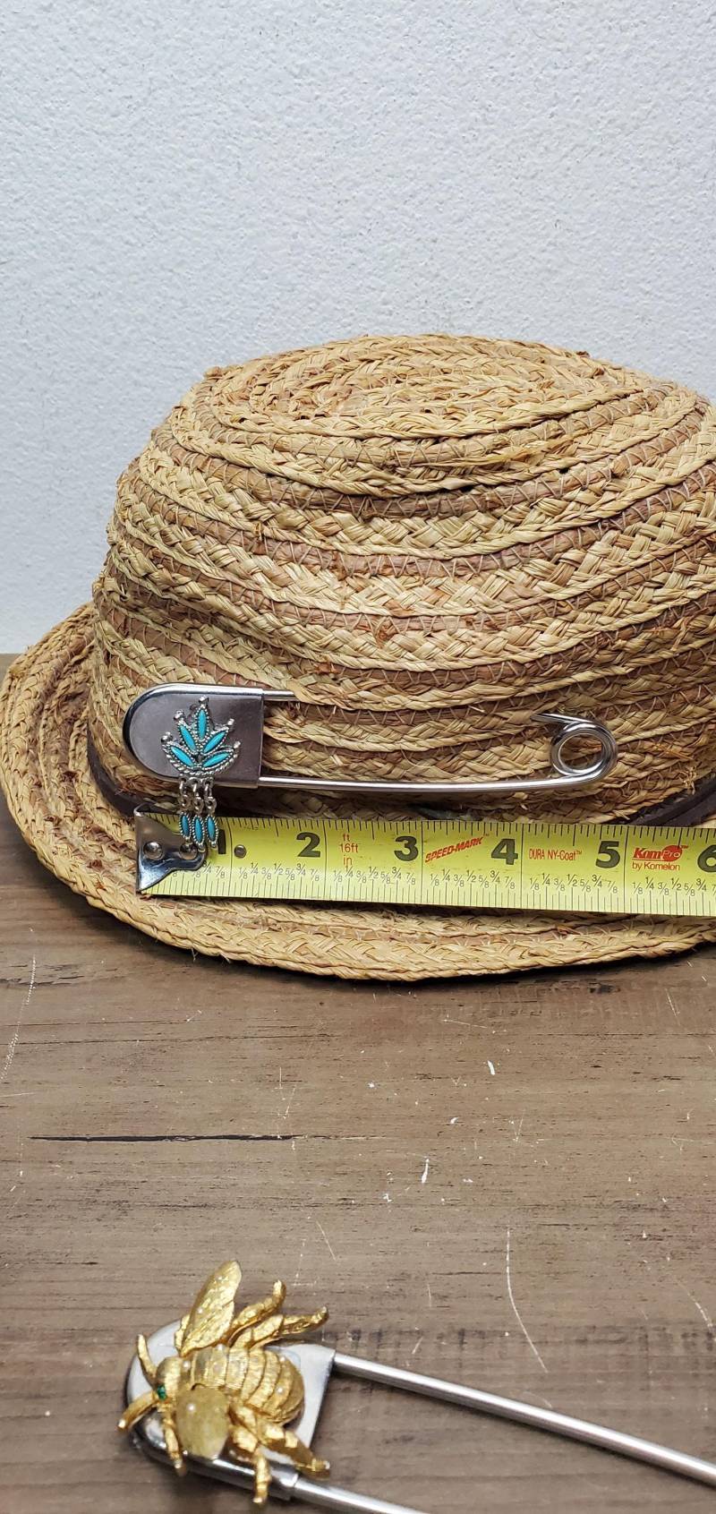 5 Zoll Sicherheitsnadel Türkis Hut Schal Pin Schlüssel Ring Werkzeug Perfekt Als Schlüsselanhänger Oder von gigiattheocean