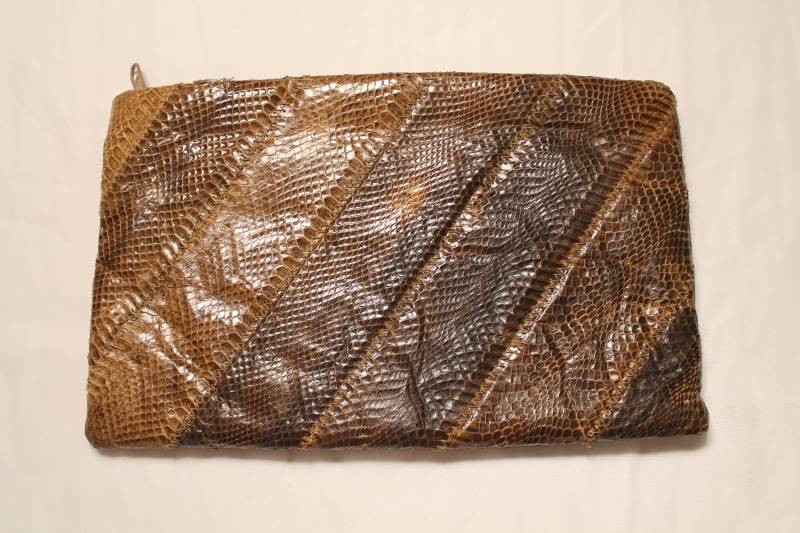 Echte Schlangenhaut Vintage Clutch/1970Er Jahre Echte Schlangenhaut Vintage Clutch/1970Er Jahre von gigistonevintage