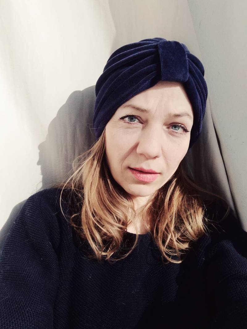 Turbanmütze Blau Turbanmütze Blau von gingersboat