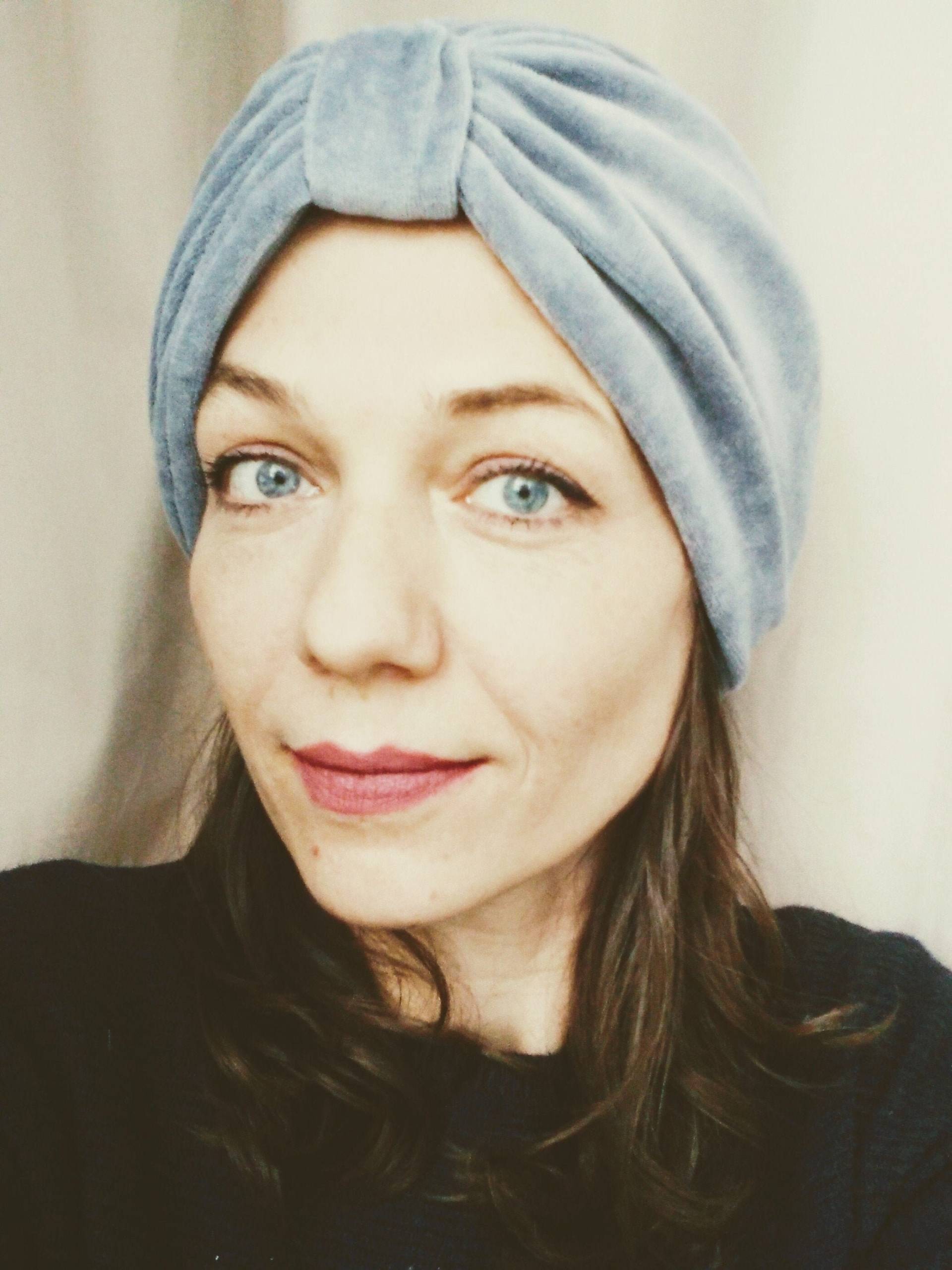Turbanmütze Hellblau Turbanmütze Hellblau von gingersboat