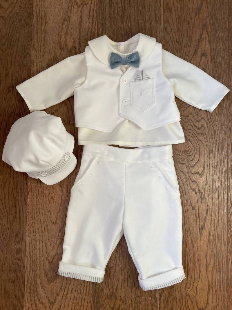 Taufanzug Herbst Winter Baby Taufe Weste Hemd Hose Fliege Nino Taufanzug Herbst Winter Baby Taufe Weste Hemd Hose Fliege Nino von giobambini