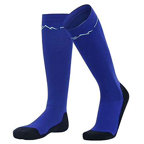 gipfelsport Kompressionssocken Blau (1x Paar) 39-41 von gipfelsport