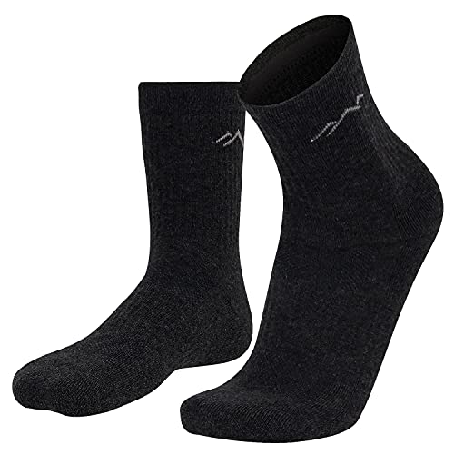 gipfelsport Sportsocken, Tennissocken aus Baumwolle Schwarz (1x Paar) 24-27 von gipfelsport