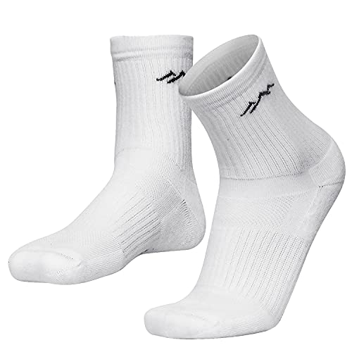 gipfelsport Sportsocken, Tennissocken aus Baumwolle Weiß (1x Paar) 24-27 von gipfelsport