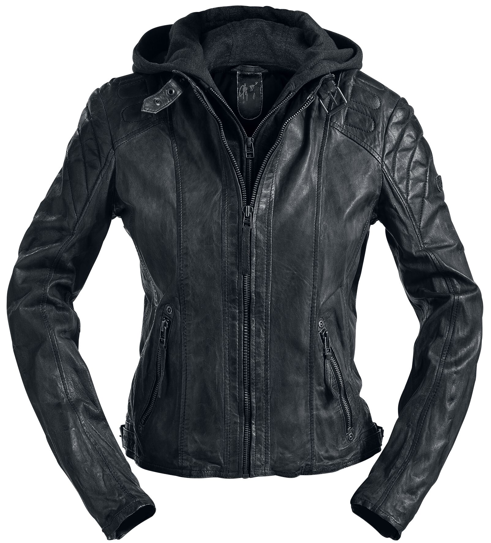 Gipsy Chasey Lederjacke schwarz in 6XL von gipsy