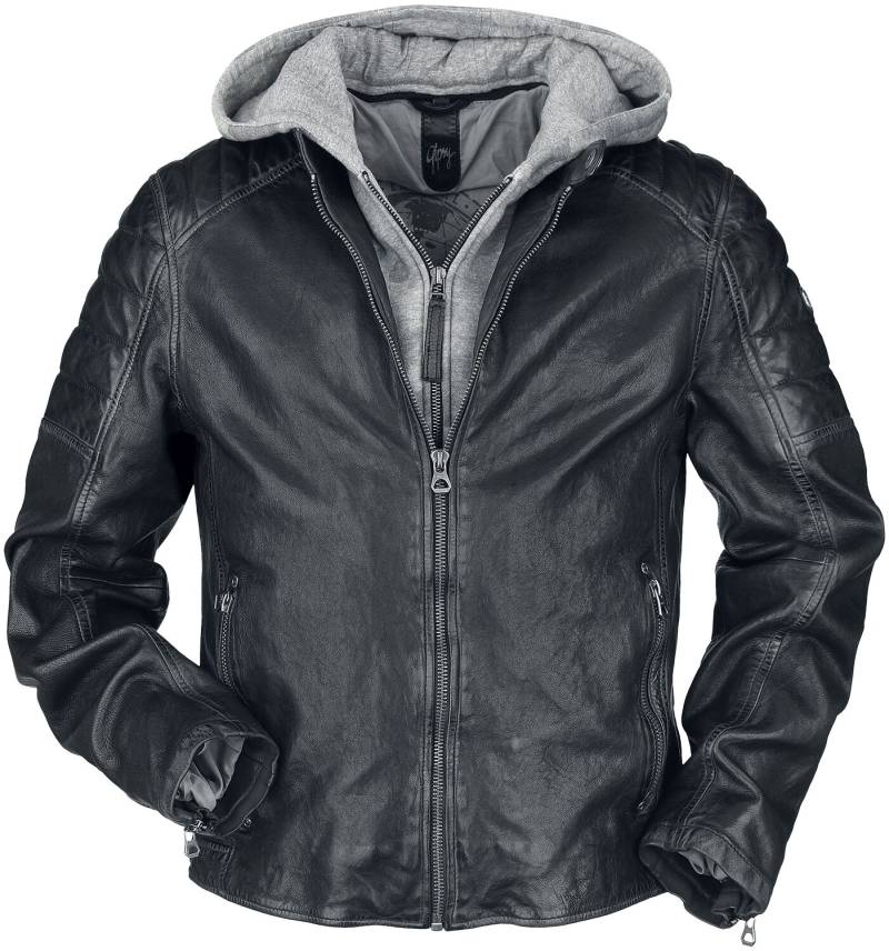 Gipsy GMORMEY LARETV Lederjacke schwarz grau in XL von gipsy