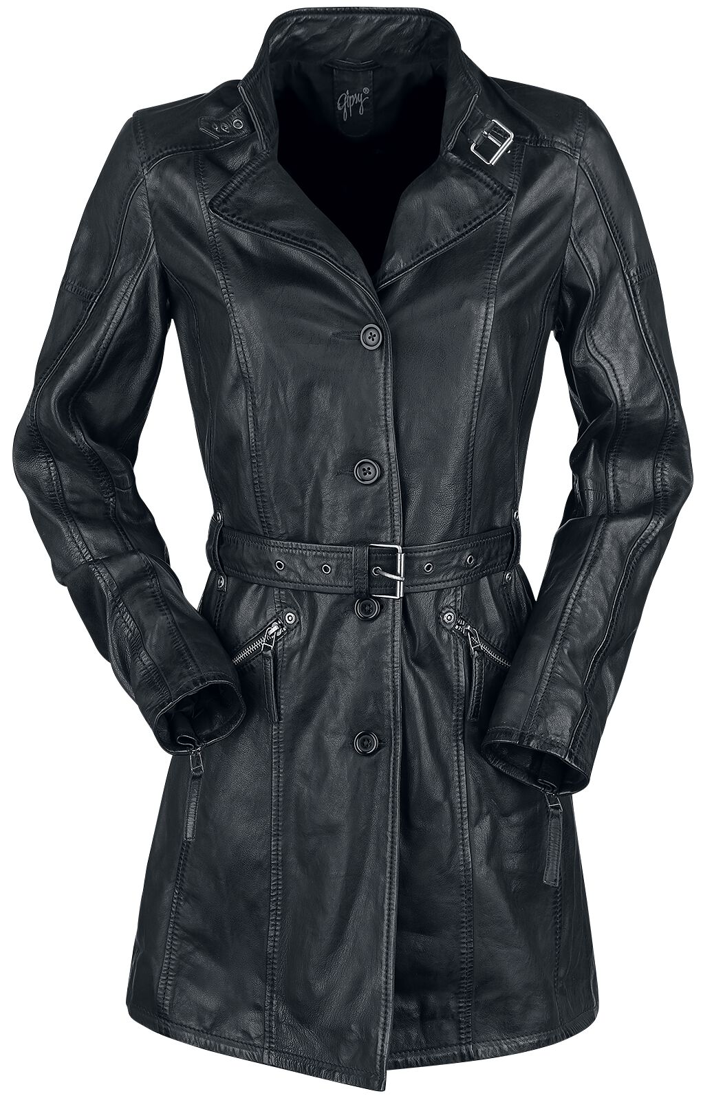 Gipsy GWAyleen Ledermantel schwarz in M Gipsy GWAyleen Ledermantel schwarz in M von gipsy