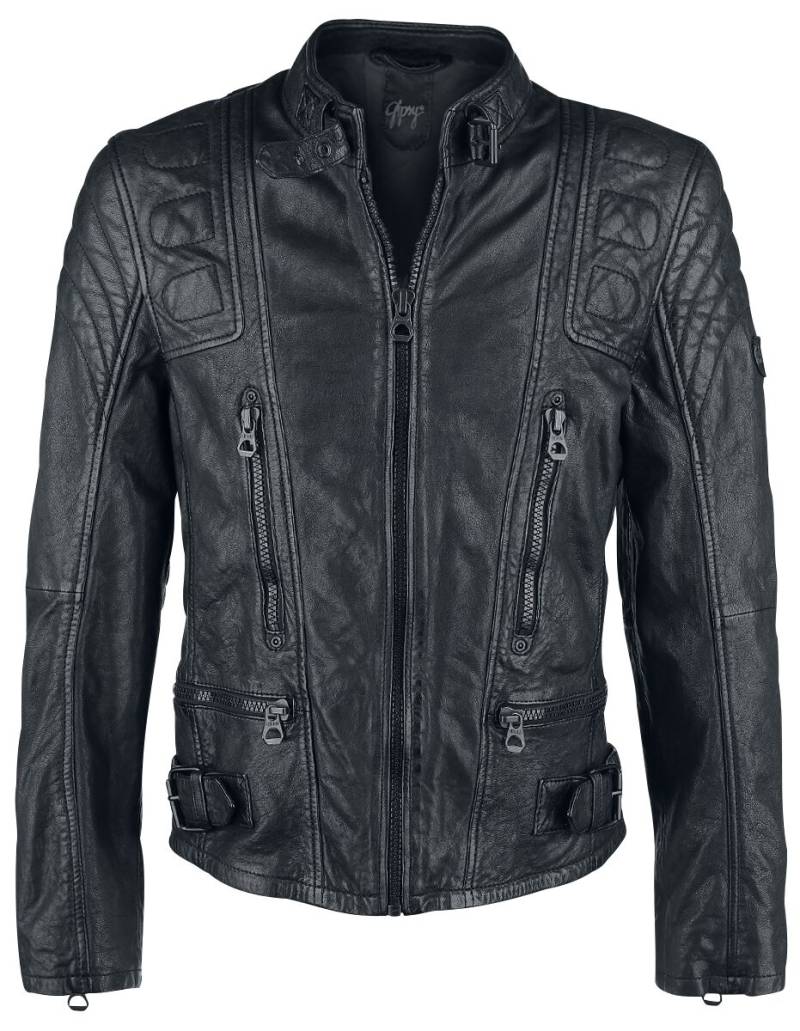 Mauritius Highway 2 Slim Fit LAGIV Lederjacke schwarz in M Mauritius Highway 2 Slim Fit LAGIV Lederjacke schwarz in M von Mauritius