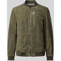Gipsy Jacke in Leder-Optik Modell 'Palermo' in Oliv, Größe M von gipsy