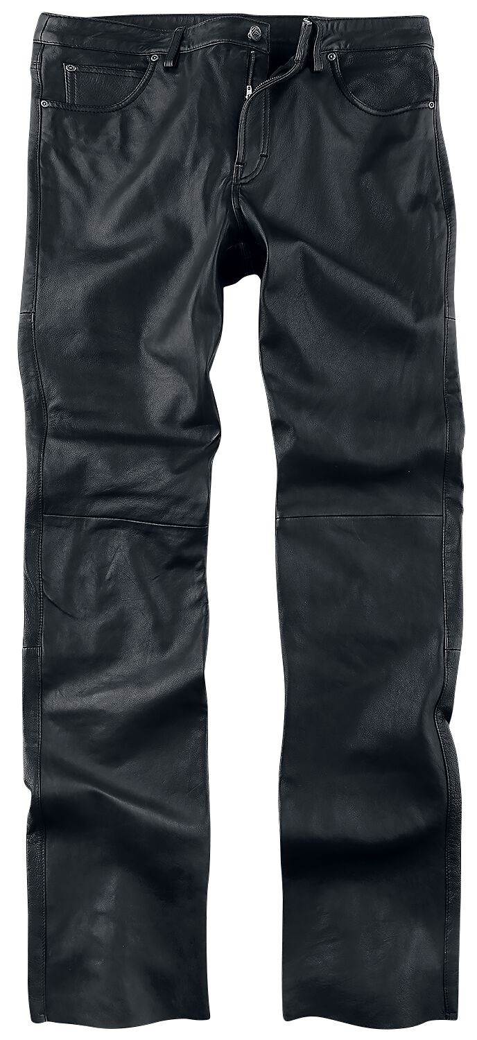 Gipsy Lederhose - GBJeans LNTV - S bis 3XL - für Männer - Größe XL - schwarz von gipsy