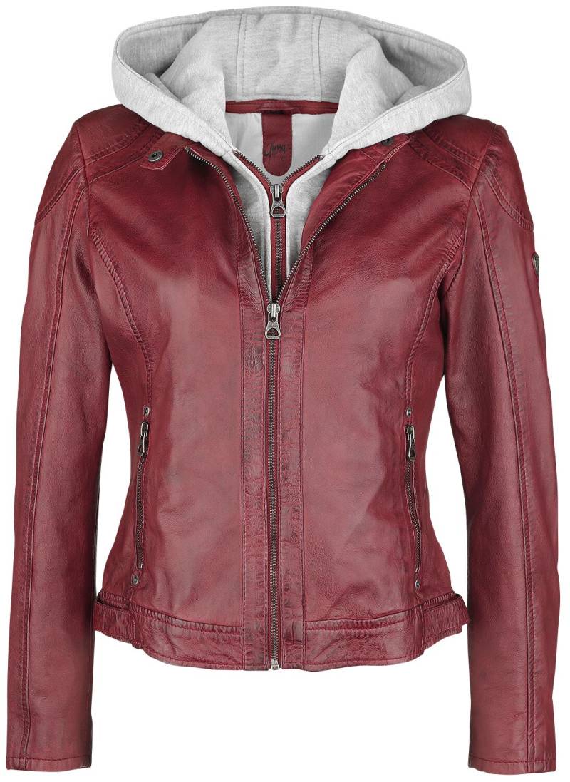 Gipsy Lederjacke - Angy S18 LAMAS - XS bis XXL - für Damen - Größe L - rot von gipsy