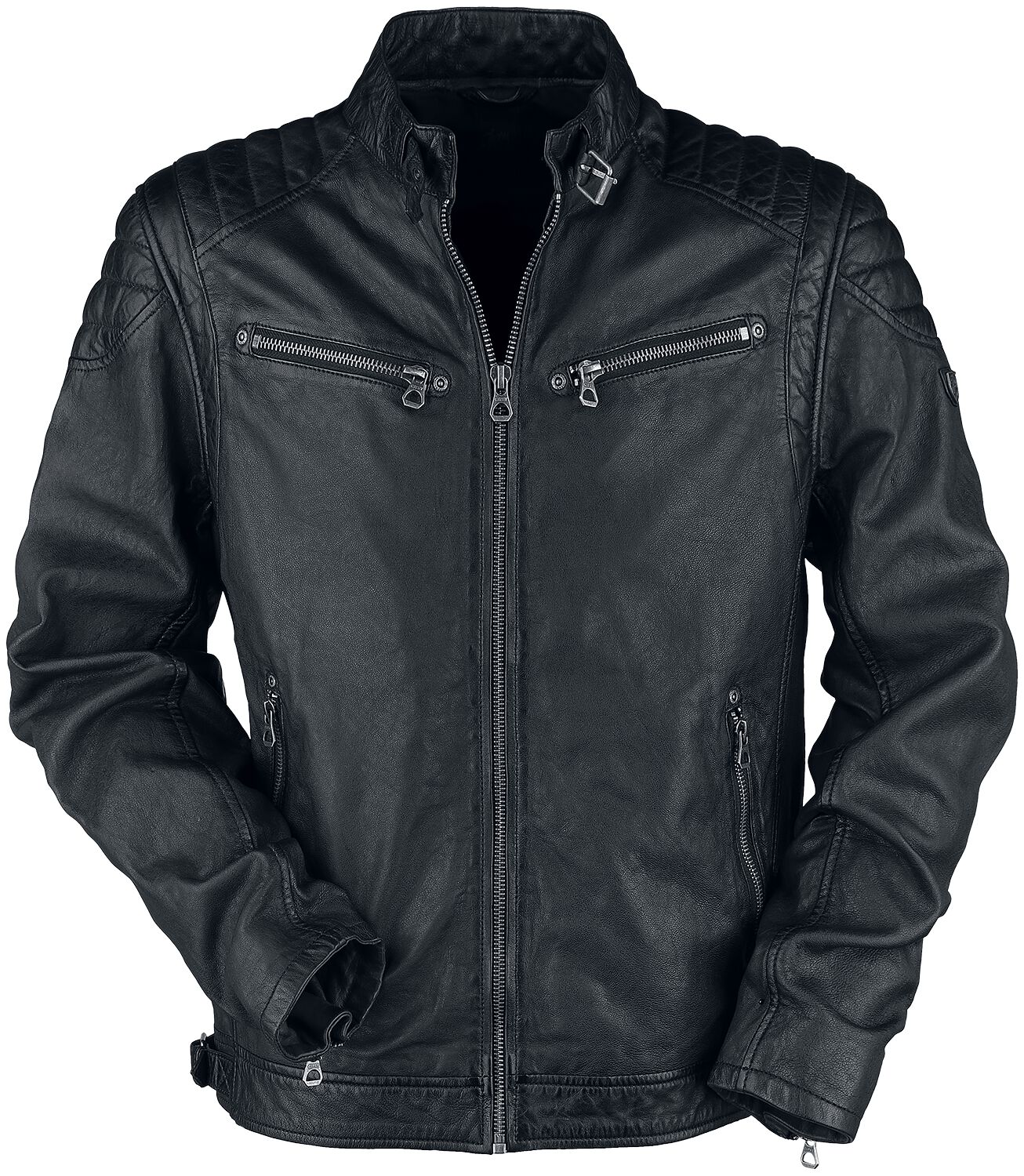 Gipsy Lederjacke - Colt W18 Lasanv - S bis 3XL - für Männer - Größe XL - schwarz von gipsy