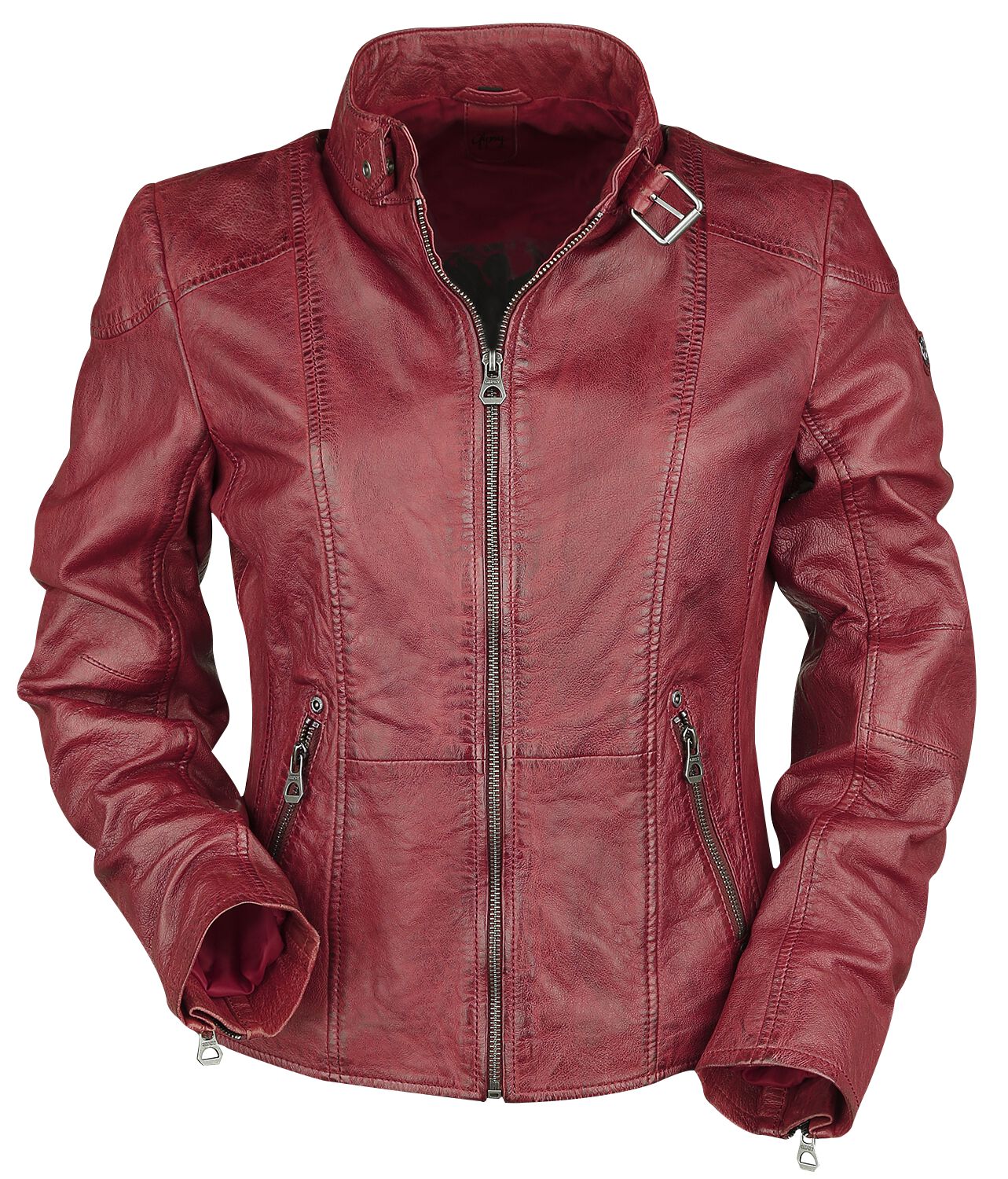 Gipsy Lederjacke - Kina LEGV - XS bis XXL - für Damen - Größe S - rot von gipsy