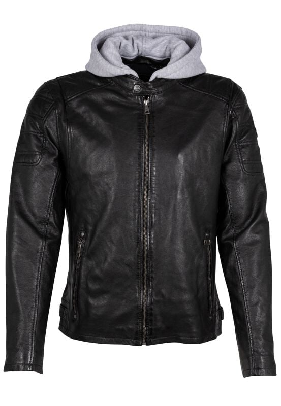 Gipsy Lederjacke - Rylo LAKEV - S bis 3XL - für Männer - Größe M - schwarz von gipsy