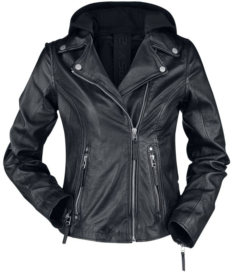Gipsy Raja Slim Fit LEGV Lederjacke schwarz in S Gipsy Raja Slim Fit LEGV Lederjacke schwarz in S von gipsy