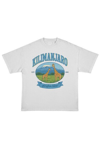 girafon bleu Vintage Oversize T-Shirt aus Bio-Baumwolle von girafon bleu