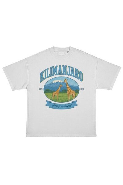 girafon bleu Vintage Oversize T-Shirt aus Bio-Baumwolle von girafon bleu