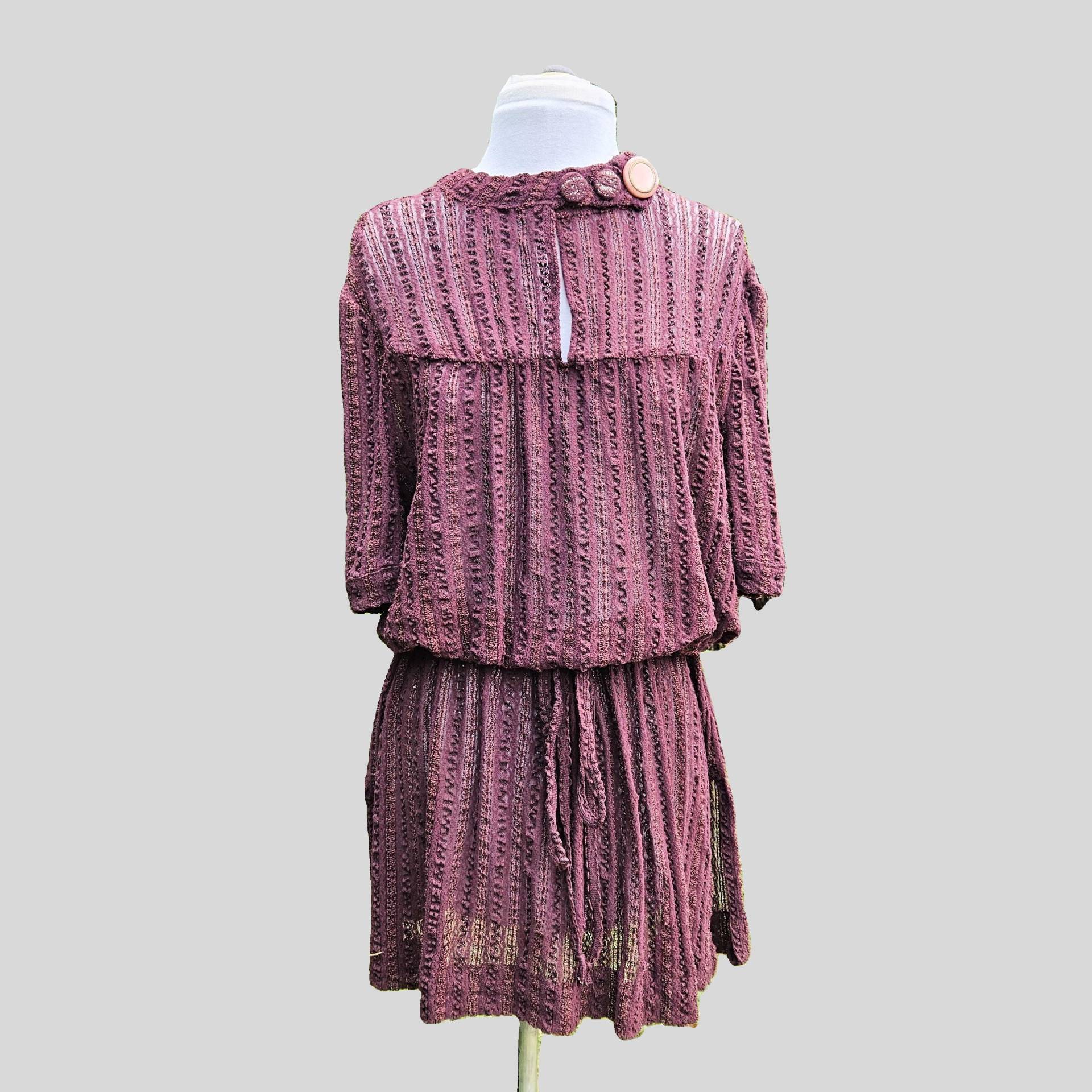 Braune Bauern Spitzen Bluse Handgenähter Deadstock Stoff - Gr. 14 Braune Bauern Spitzen Bluse Handgenähter Deadstock Stoff - Gr. 14 von giselleclothing