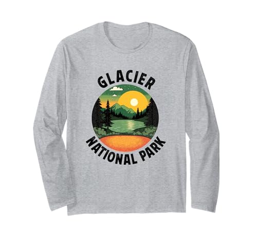 Gletscher-Nationalpark Montana Souvenir Damen Herren Junge Jugend Langarmshirt Gletscher-Nationalpark Montana Souvenir Damen Herren Junge Jugend Langarmshirt von glacier national park women men Utah