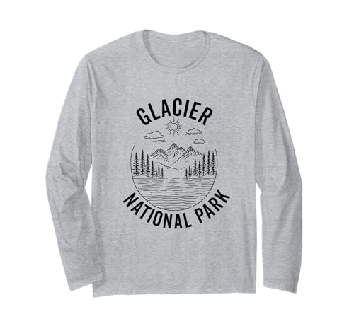 Gletscher-Nationalpark Montana Souvenir Damen Herren Junge Jugend Langarmshirt Gletscher-Nationalpark Montana Souvenir Damen Herren Junge Jugend Langarmshirt von glacier national park women men Utah