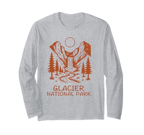 Gletscher-Nationalpark Montana Souvenir Damen Herren Junge Jugend Langarmshirt Gletscher-Nationalpark Montana Souvenir Damen Herren Junge Jugend Langarmshirt von glacier national park women men Utah