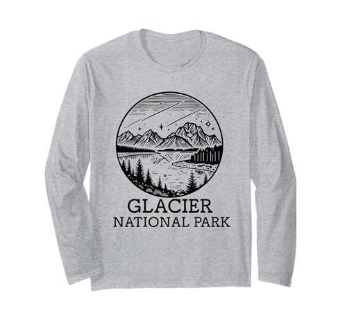 Gletscher-Nationalpark Montana Souvenir Damen Herren Junge Jugend Langarmshirt Gletscher-Nationalpark Montana Souvenir Damen Herren Junge Jugend Langarmshirt von glacier national park women men Utah