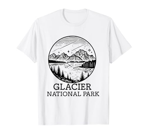 Gletscher-Nationalpark Montana Souvenir Damen Herren Junge Jugend T-Shirt von glacier national park women men Utah