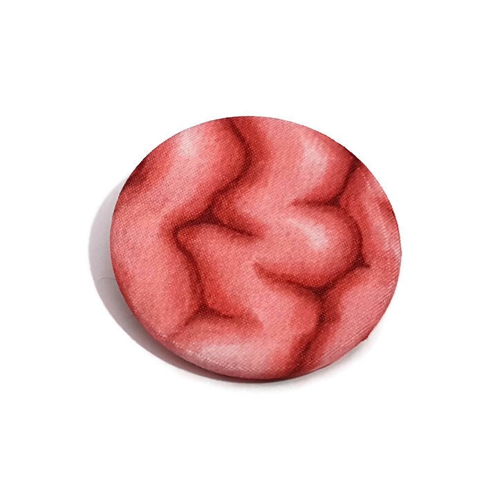Gehirn Pin-Zombie Pin-Cute Pin-Gehirn Abzeichen-Revers Pin-Genie Pin-Teen Geschenk-Gehirn Schmuck-Stocking Stuffer-Gehirn Accessoire-Gehirn Button von glamasaurus