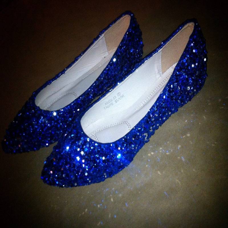 Benutzerdefinierte Pailletten Ballerinas Glitzer Hochzeitsschuhe Benutzerdefinierte Pailletten Ballerinas Glitzer Hochzeitsschuhe von glamtastic