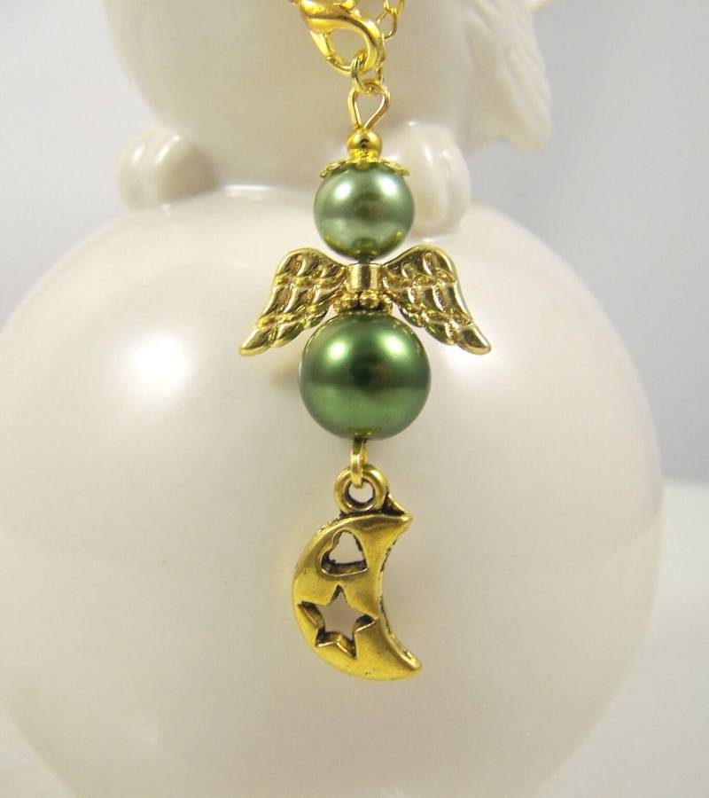 Schutzengelchen Für's Auto Talisman Glück Rückspiegel Fahranfänger Geschenk Geburtstag Fahrprüfung Taschenbaumler Schlüsselanhänger Hochzeit von glanzundgeschmeide