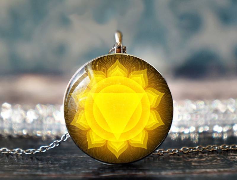 Chakra Halskette , Solarplexus Manipura Yoga von willowtail