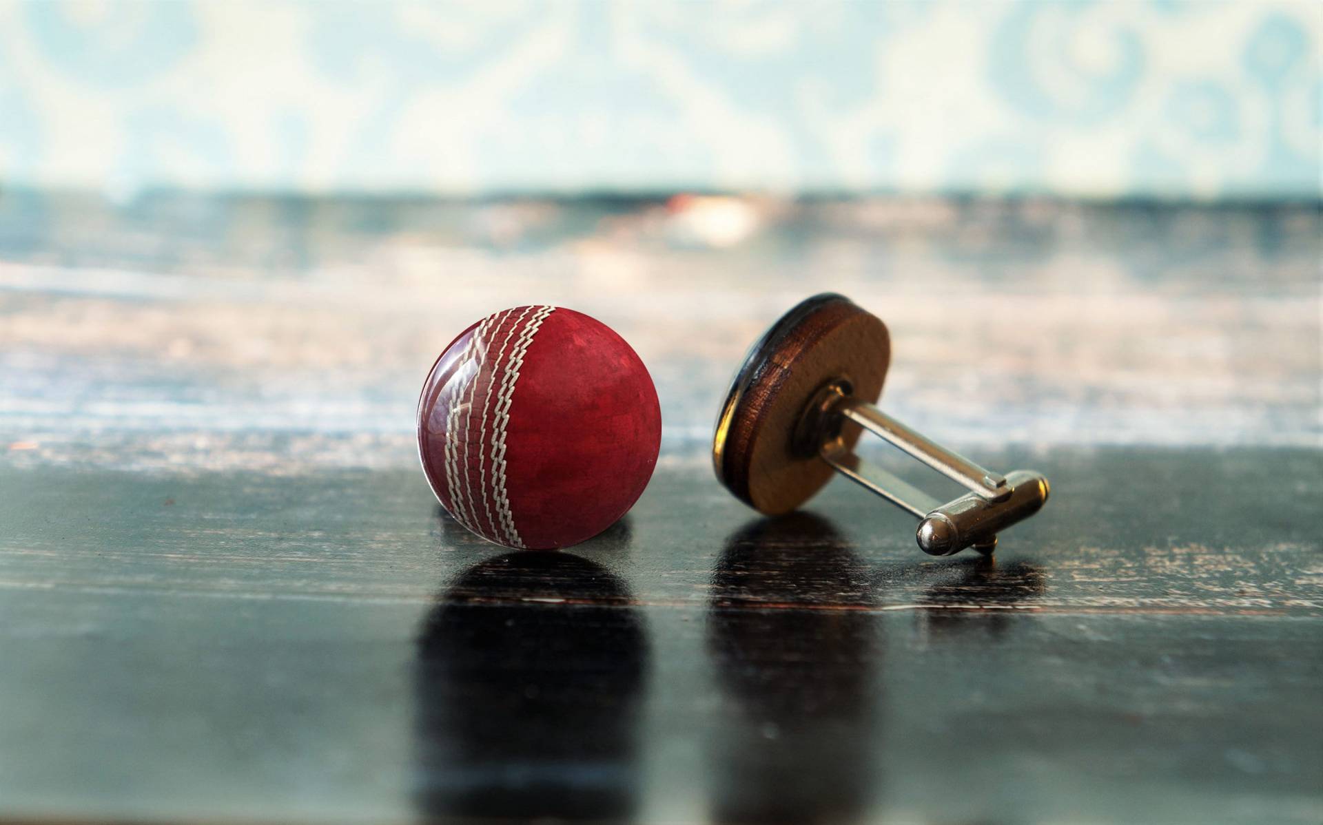 Cricket Geschenk , Spieler Themen Sport Manschettenknöpfe Für Fan von glassory
