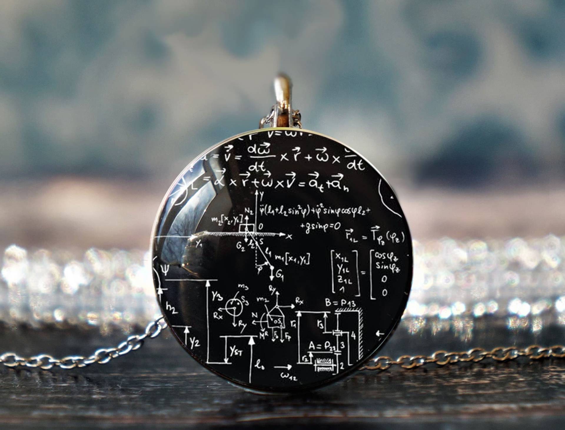 Mathe Schmuck, Wissenschaft Geschenk , Halskette Geometrie Mathematiker von glassory