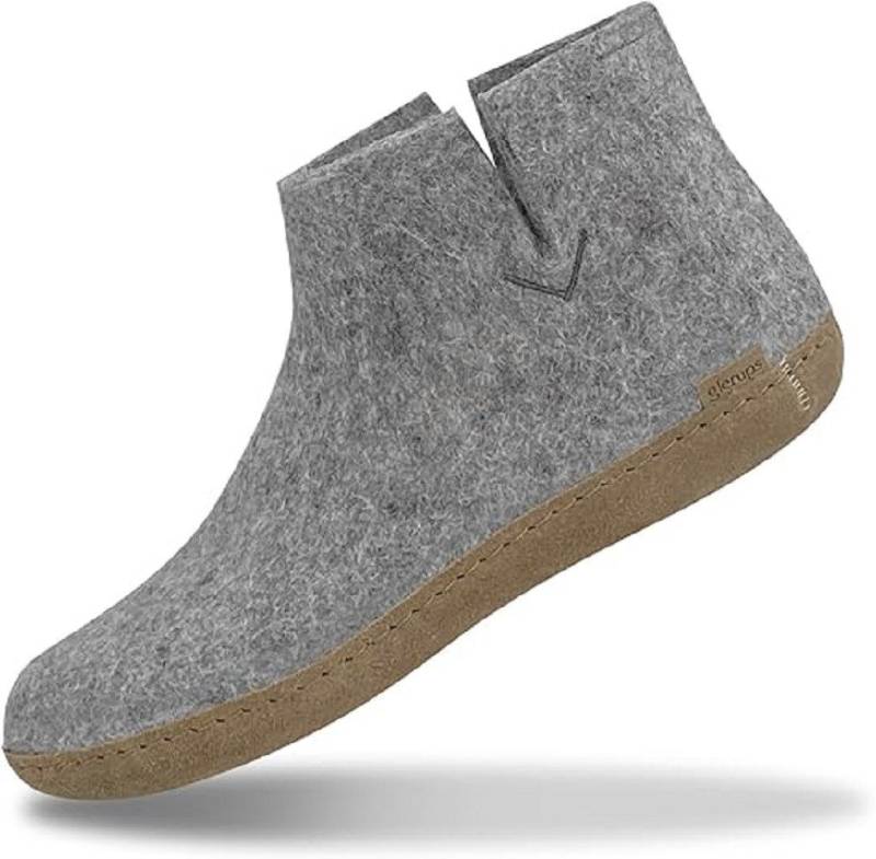 glerups dk Filzschuh Hüttenschuhe Gr. 38 in Grau Hausschuh von glerups dk