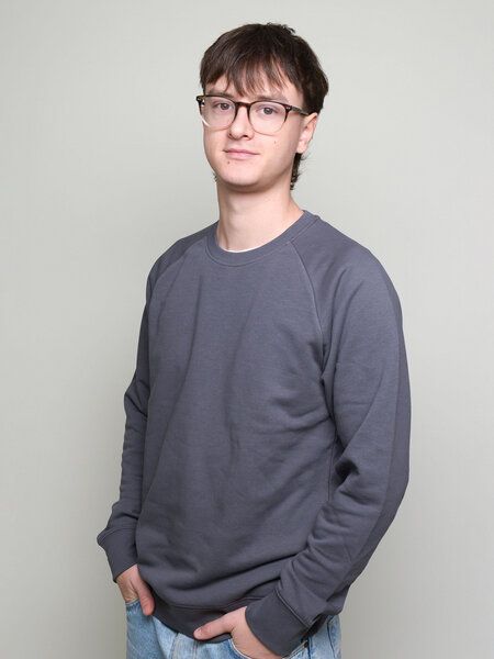 glore Basics Basic Pullover mit Rundhalsausschnitt - Josef - aus Bio-Baumwolle von glore Basics